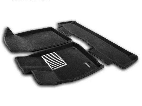 3D коврики Euromat для BYD Song Pro II (2024-), Lux, Черный