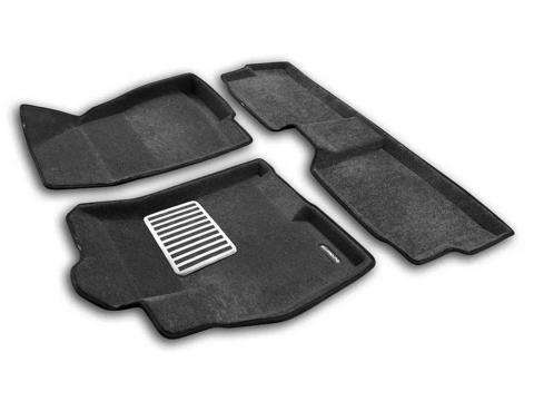 3D коврики Euromat для TENET T7 (2025-), Lux, Серый