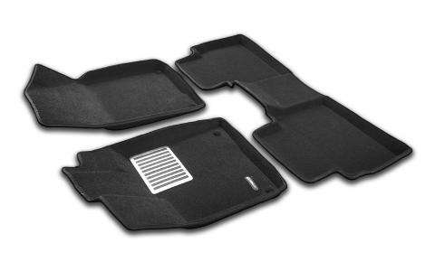 3D коврики Euromat для Geely Cityray, Lux, Черный
