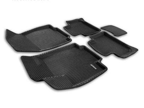 3D коврики Euromat для HAVAL H3 (2024-), EVA, Черный