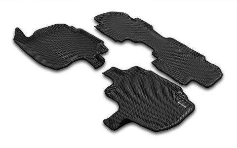 3D коврики Euromat для EXEED Exlantix ET, EVA, Черный