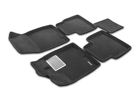 3D коврики Euromat для GAC GS4 4WD, Lux, Черный