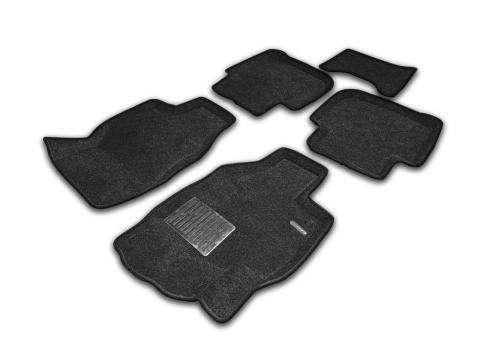 3D коврики Euromat для SKODA Kodiaq II (2024-), Lux, Черный