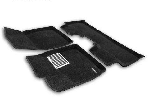 3D коврики Euromat для BYD Yuan Plus, Lux, Черный