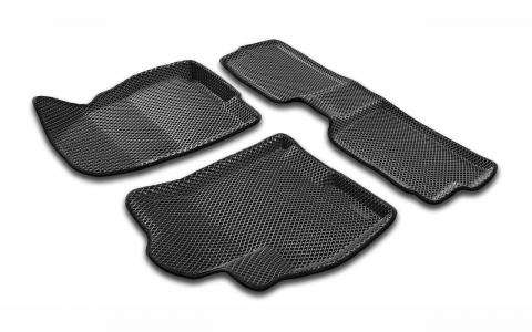 3D коврики Euromat для TENET T7 (2025-), xEVA, Черный