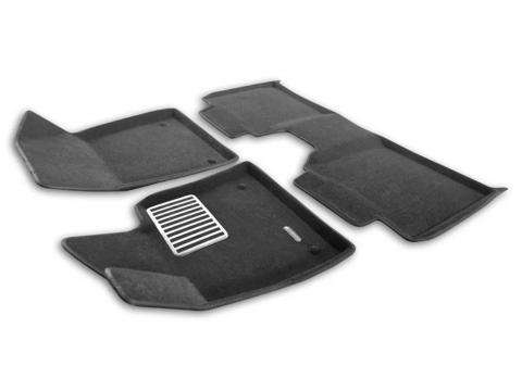 3D коврики Euromat для ZEEKR 001, Lux, Серый