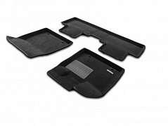 3D коврики Euromat для Geely EX5 EM-i гибрид, Business, Черный