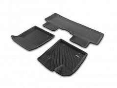 3D коврики Euromat для Geely EX5 EM-i гибрид, EVA, Черный