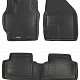 3D коврики Euromat для TOYOTA Corolla X (2006-2013), Lux, Черный