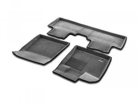 3D коврики Euromat для Geely EX5 EM-i гибрид, Business, Серый