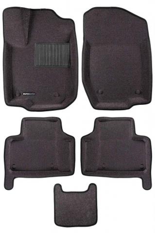 3D коврики Euromat для MERCEDES W164 (ML-Class) (2005-2011), Business, Серый