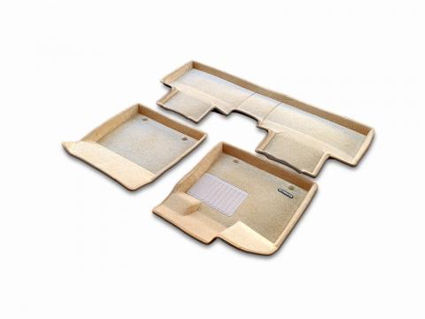 3D коврики Euromat для Geely EX5 EM-i гибрид, Business, Бежевый