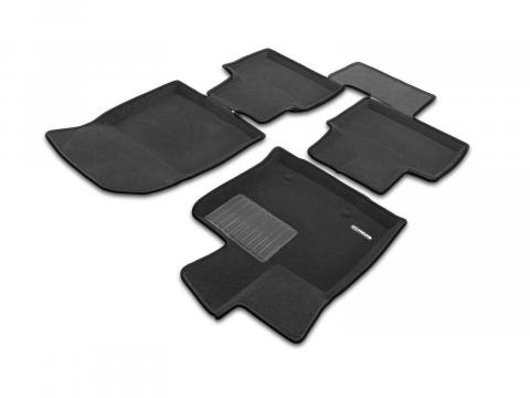 3D коврики Euromat для TOYOTA RAV4 (2026-), Business, Черный