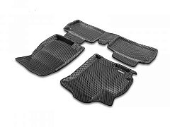 3D коврики Euromat для CHERY Tiggo 4 (2018-2023), 4 pro (2021-2024), 4 new (2025-), EVA, Черный