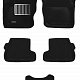 3D коврики Euromat для FORD Focus 3 HB/SD/WAG (2011-2019), EVA, Черный