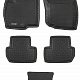 3D коврики Euromat для MITSUBISHI ASX (2010-), Lux, Черный