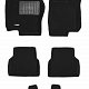 3D коврики Euromat для VOLKSWAGEN Jetta VI (2010-2018), Lux, Черный