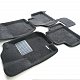 3D коврики Euromat для MERCEDES W164 (ML-Class) (2005-2011), Business, Коричневый